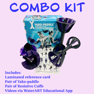 4 sets of - Yako Paddles & WaterART Resistance Cuffs